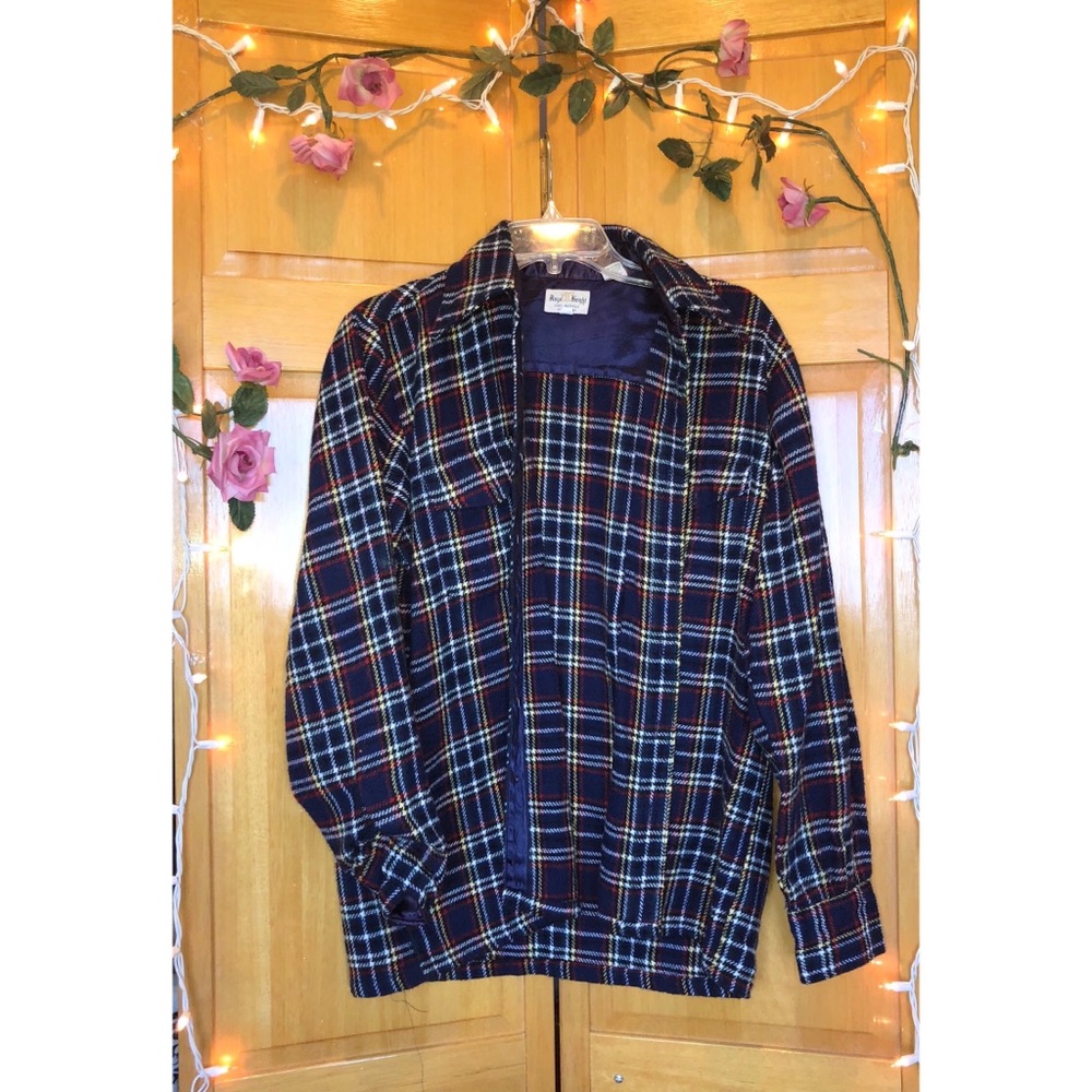 over sized flannel button up